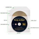 Blu-Ray Paketti, 50 kaksinkertaista Blu-Ray-suojaa huovalla, 2 kansiota