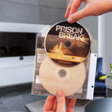 Blu-Ray Paketti, 50 kaksinkertaista Blu-Ray-suojaa huovalla, 2 kansiota