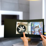 Yksittäiset / kaksinkertaiset Blu-Ray-hylsyt, joissa on huopaa ja sidontareiät