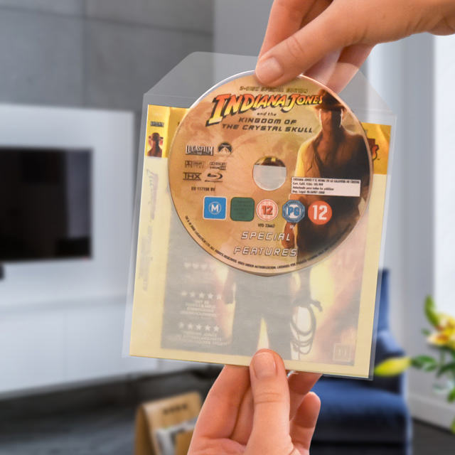 Yksittäiset / kaksinkertaiset Blu-Ray-hylsyt huovalla