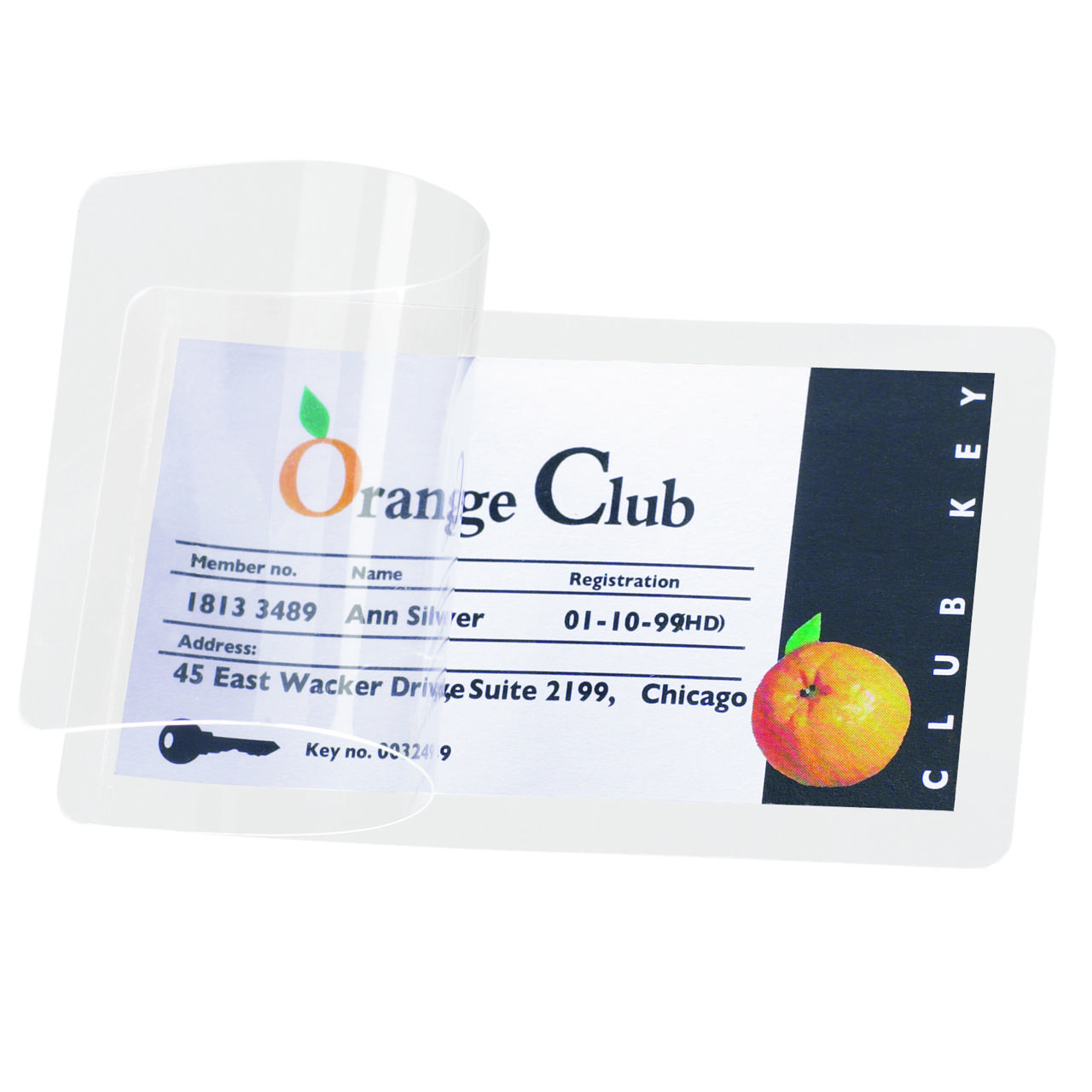 Self-laminating Card, 66 x 100 mm