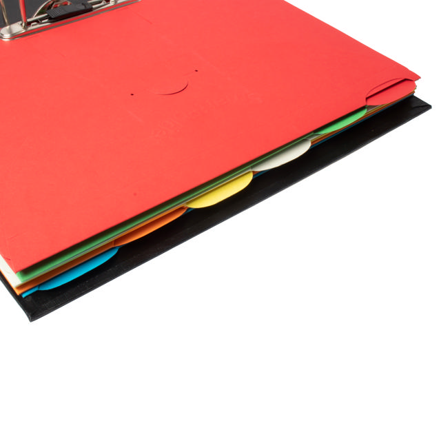 Smartfolder rei'itetty kansio, välilehdellä, A4