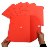 Smartfolder rei'itetty kansio, välilehdellä, A4