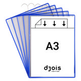 Tarifold-tasku koukulla, A3, pystysuora