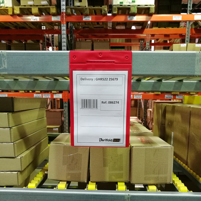 Magneettinen logistiikkatasku, A4, pystysuora
