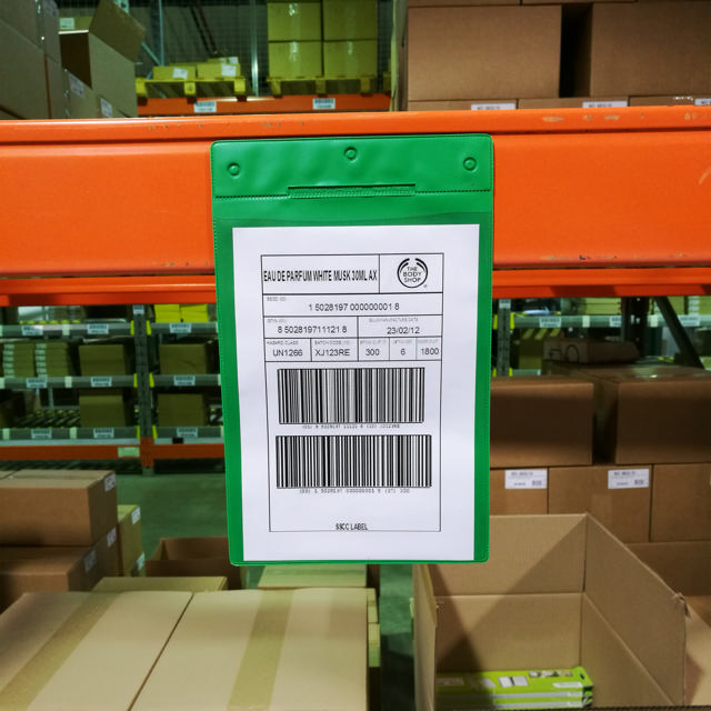 Magneettinen logistiikkatasku, A4, pystysuora