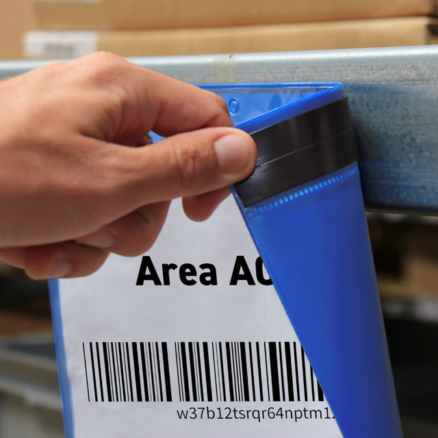 Magneettinen logistiikkatasku, A4, vaaka-asento