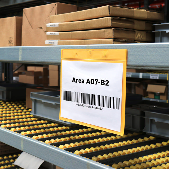 Magneettinen logistiikkatasku, A4, vaaka-asento