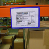 Magneettivahvistettu logistiikan tunnistetasku, A5, vaaka, sivulataus