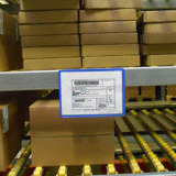 Magneettivahvistettu logistiikan tunnistetasku, A5, vaaka, sivulataus