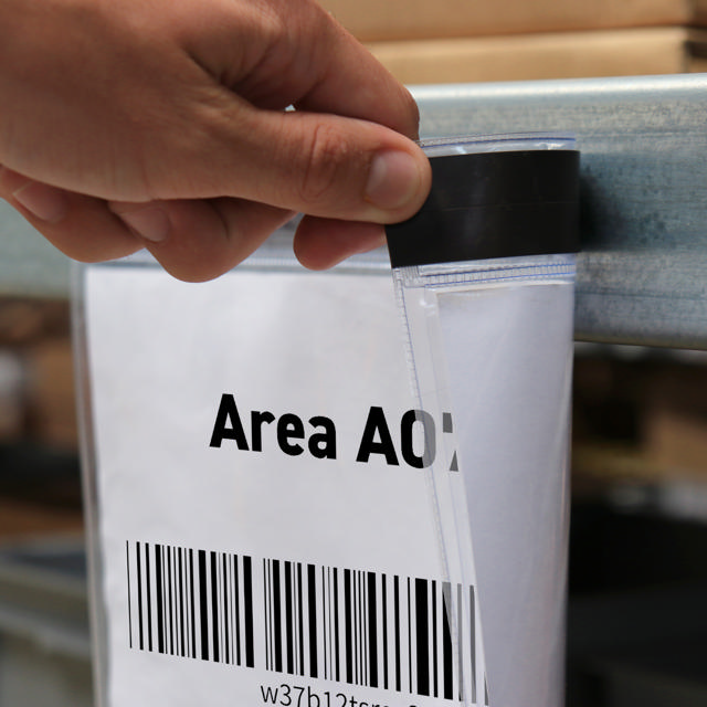 Magneettinen logistiikkatasku, A4, vaaka-asento