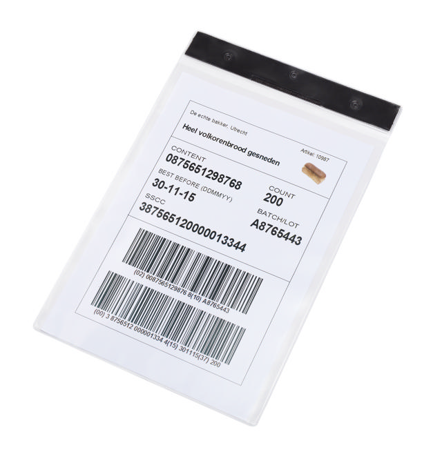 Magneettinen logistiikkatasku, A4, pystysuora