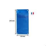 Ripustettava logistinen henkilökorttitasku läpällä, A6