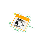 Magneettinen logistiikkatasku, jossa neodyymit ja läppä, A4, vaaka