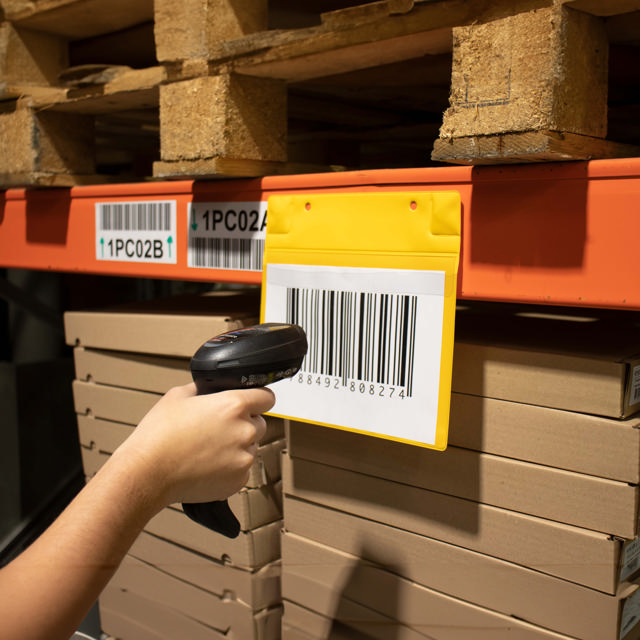 Magneettinen logistiikkatasku, jossa neodyymit ja läppä, A5, vaaka-asento