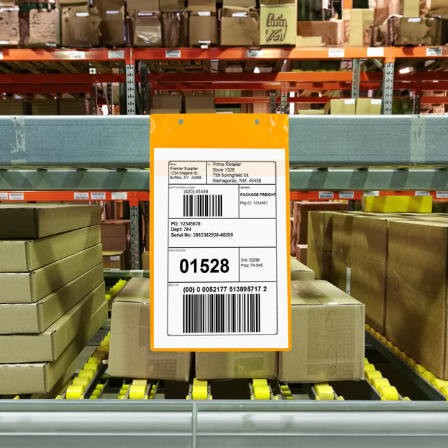 Magneettinen logistiikkatasku, jossa neodyymit ja läppä, A4 XL, pystysuora