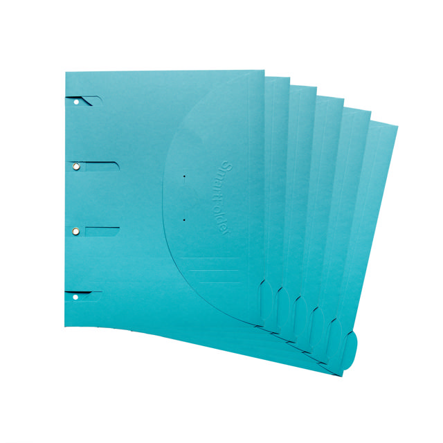 Smartfolder rei'itetty kansio, välilehdellä, A4