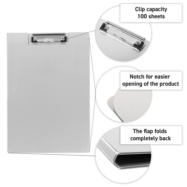 Leikepöytä, läppä, alumiini, A4, pysty