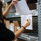 Magneettinen 4-renkaan näyttötuki, alumiini, A4