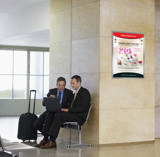 Magneettinen itseliimautuva kehysnäyttötasku, suuri koko, siirrettävä, A1