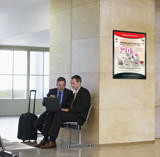 Magneettinen itseliimautuva kehysnäyttötasku, suuri koko, siirrettävä, A1