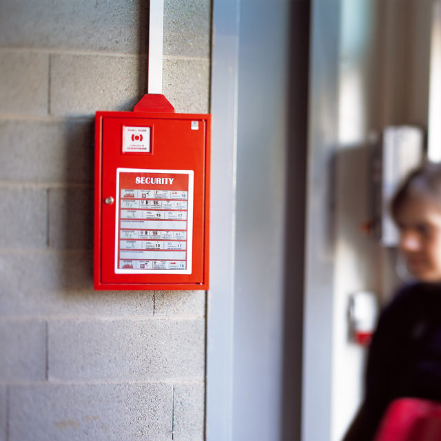 Magnetic signage pocket, long side opening, A4