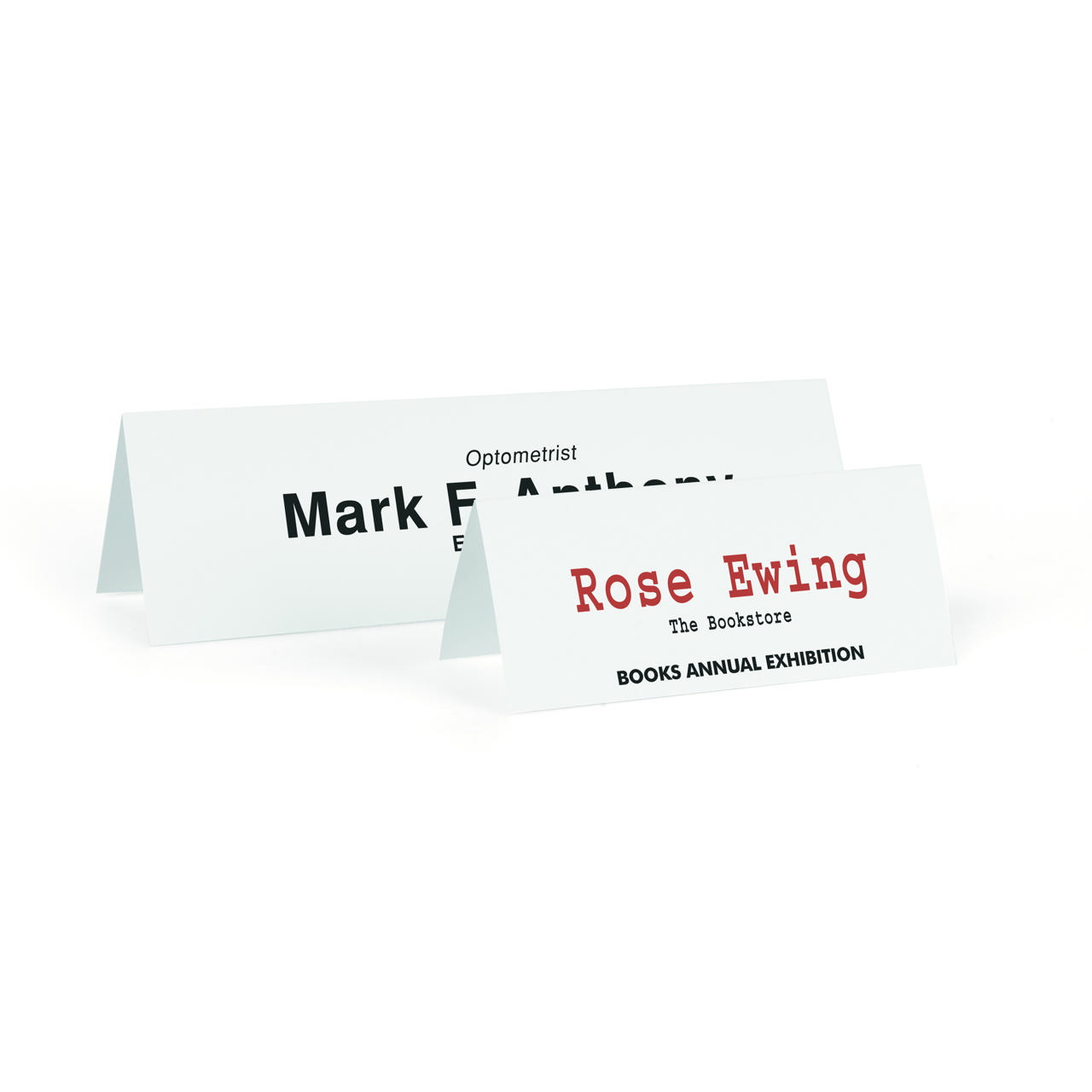 Table Name Sign Card, 210 x 61 mm