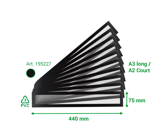 Magneto Pro magneettiset otsikot, A3 pitkä / A2 lyhyt