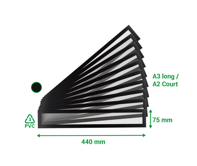 Magneto Pro magneettiset otsikot, A3 pitkä / A2 lyhyt