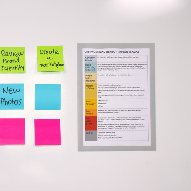 Magneto Pro magneettinen näyttökehys, A4, PP