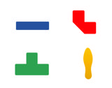 Itsekiinnittyvä lattiamerkintäsymboli, raita