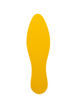Itsekiinnittyvä lattiamerkintäsymboli, jalanjälki