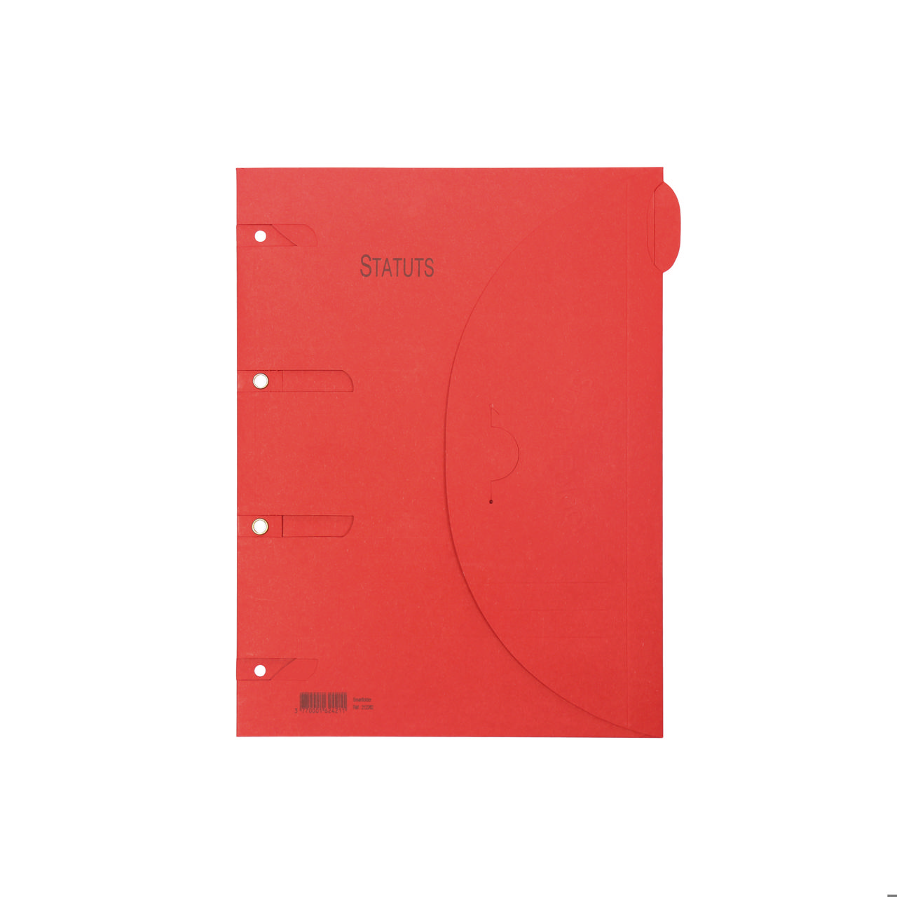 Smartfolder rei'itetty kansio, välilehdellä, säädökset, A4