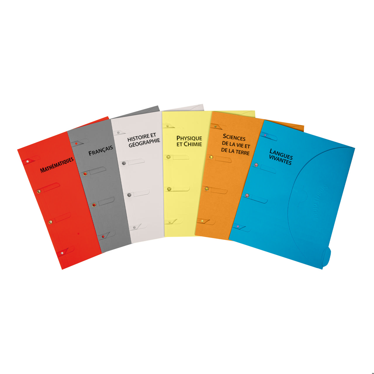Smartfolder-rei'itetty kansio, välilehdellä, akateeminen pakkaus, A4