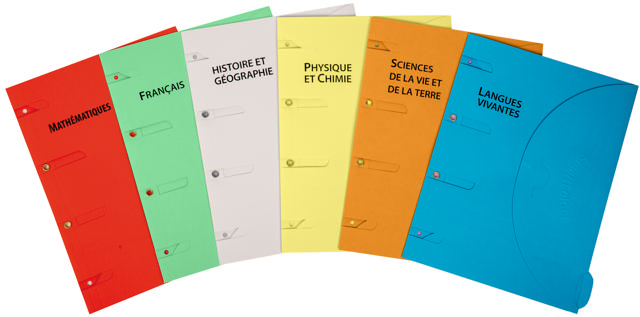 Smartfolder-rei'itetty kansio, välilehdellä, akateeminen pakkaus, A4
