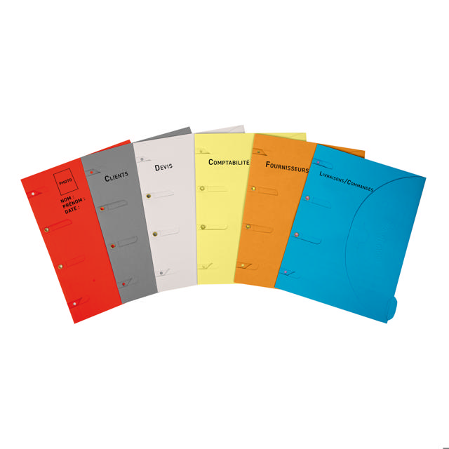 Smartfolder rei'itetty kansio, välilehdellä, Pro Pack, A4