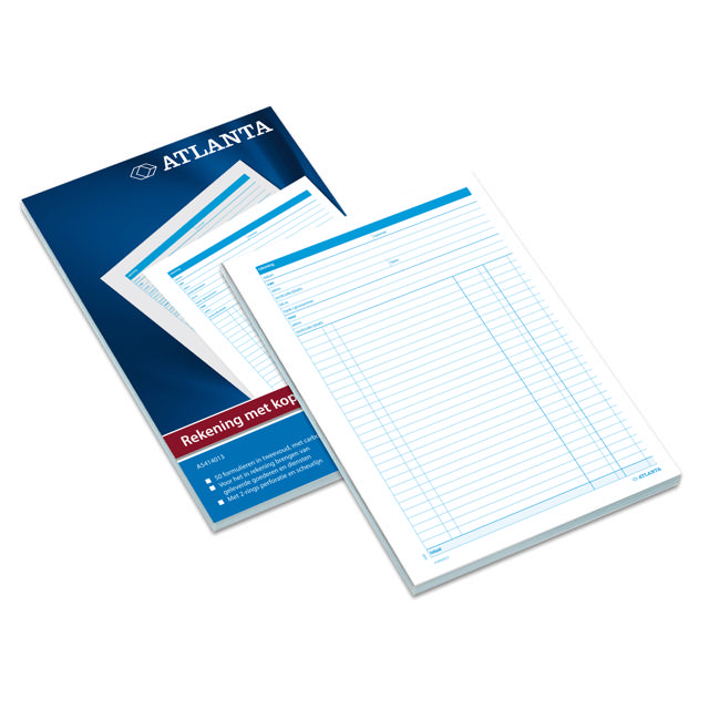 Atlanta-tililomake, itsestään kopioituva, A4, NL-teksti, FSC®