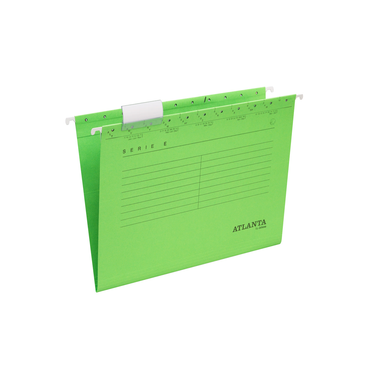 Serie-E ripustuskansio, A4, V-pohja, laajennettava, 100 % kierrätettyä kartonkia