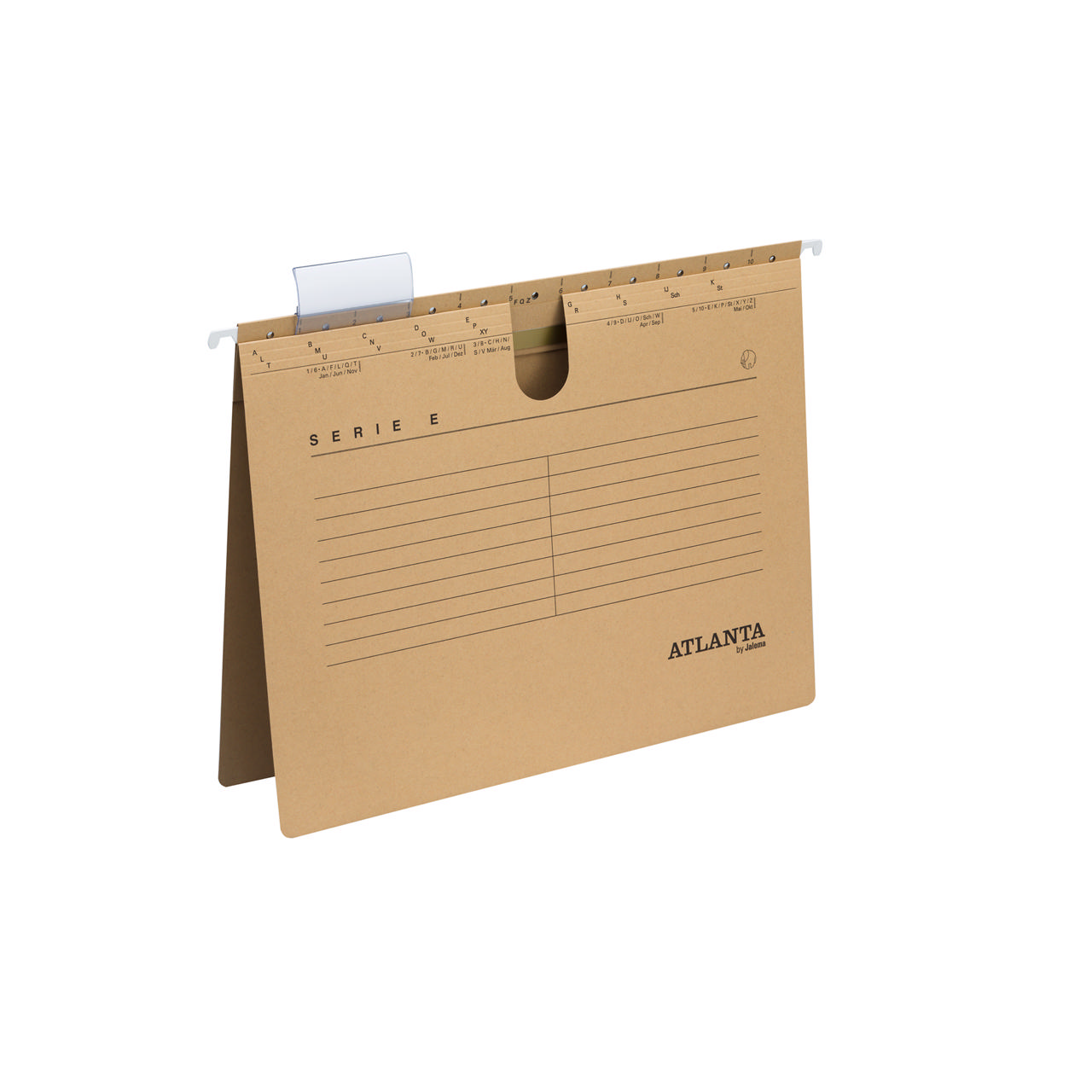 Serie-E-jousituskansio, jossa on nopea metallikiinnike, A4, 100 % kierrätettyä pahvia, FSC®