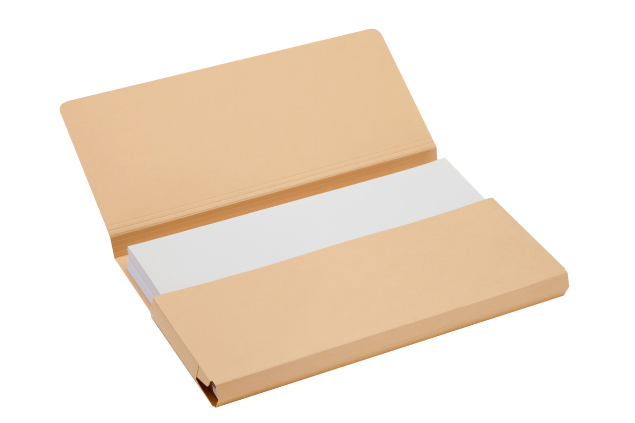 Secolor Pocket Folder, Folio, 100% Recycled Cardboard, FSC®