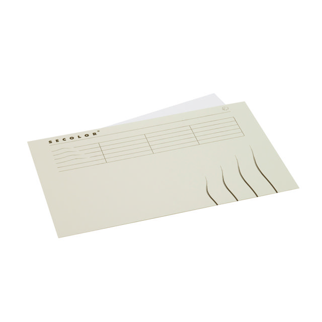 Secolor-kansio, folio, 100 % kierrätettyä kartonkia, FSC®