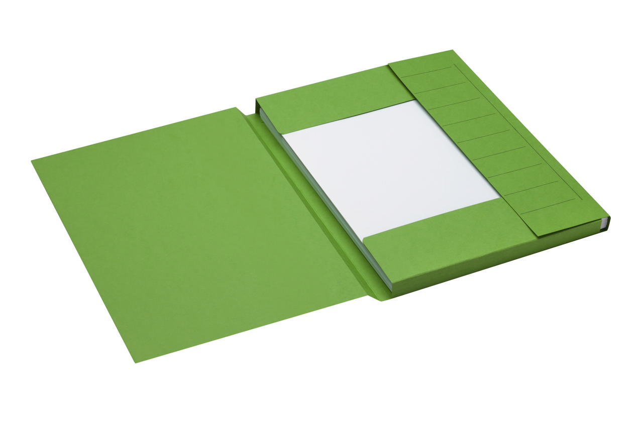 Secolor 3-Flap Document Folder, A4, 100% Recycled Cardboard, FSC®