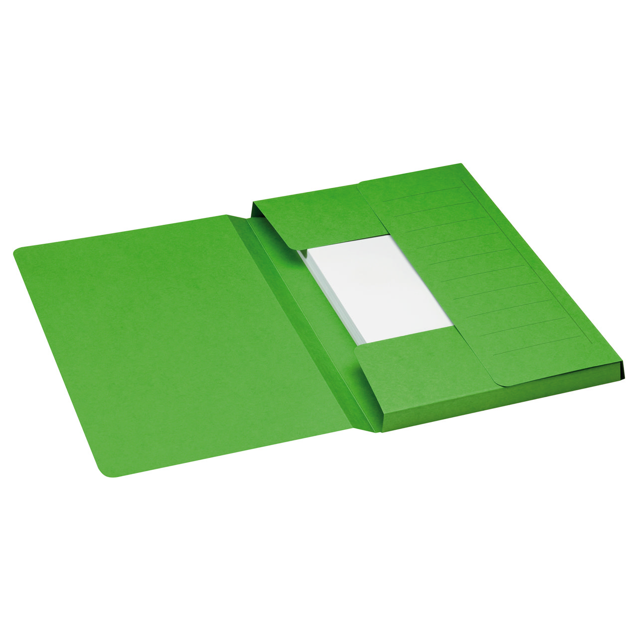 Secolor 3-Flap Document Folder, Mammoth, 100% Recycled Cardboard, FSC®