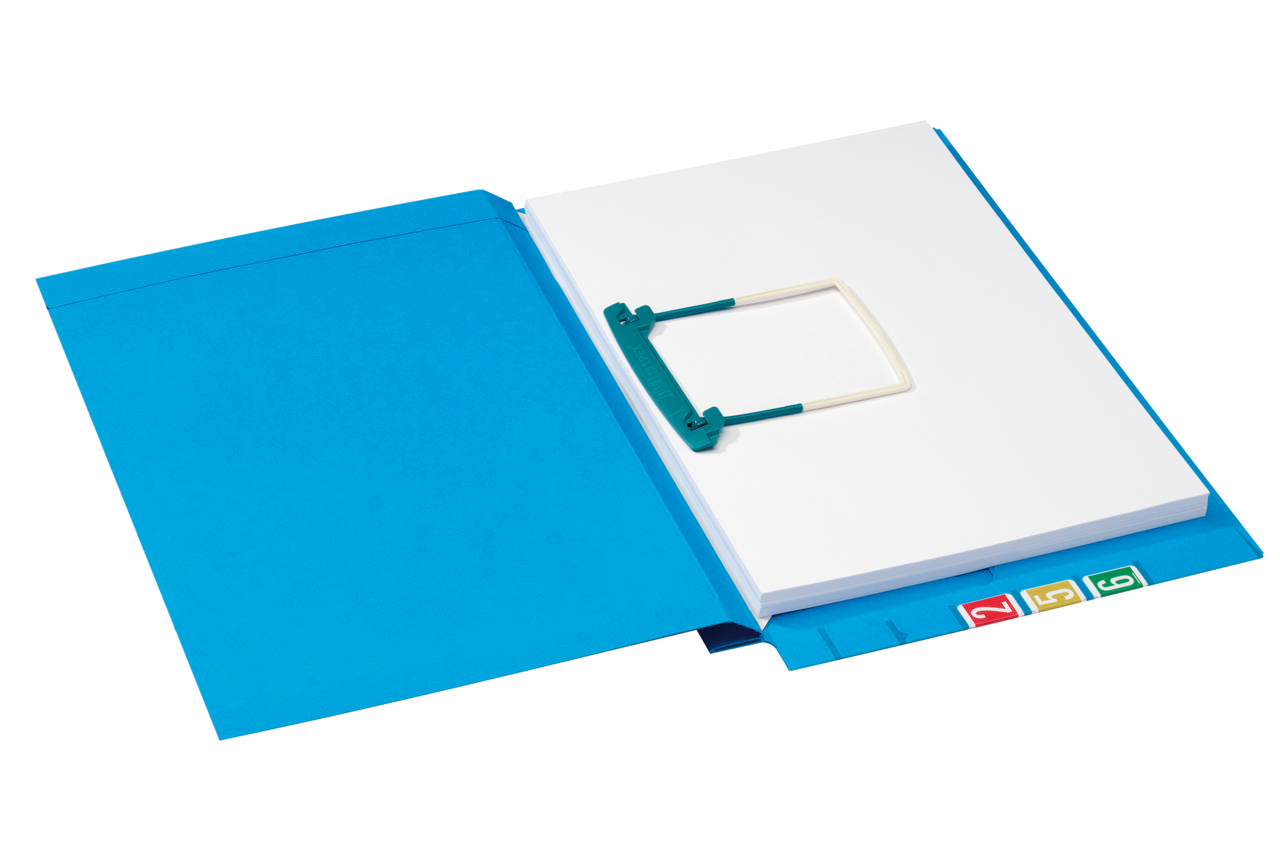 Secolor Clipex Folder, lateral, A4, 100% Recycled Cardboard, FSC®