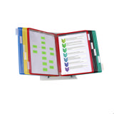 Tarifold metallinen pöytäteline, tietopaneelijärjestelmä, A4, 20 tietopaneelia