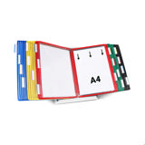 Tarifold metallinen pöytäteline, tietopaneelijärjestelmä, A4, 30 tietopaneelia