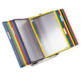 Tarifold metallinen pöytäteline, tietopaneelijärjestelmä, A4, 30 tietopaneelia