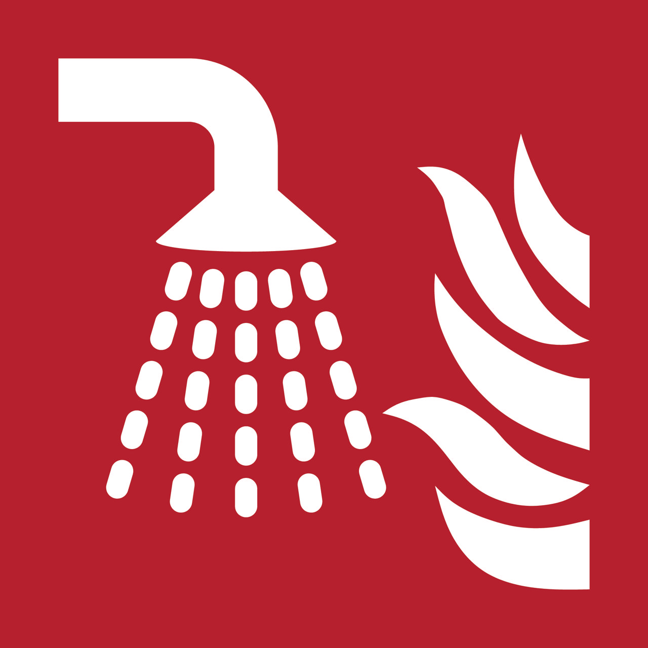 Turvallisuusmerkki Vesihöyrysumutin, 300 x 300 mm