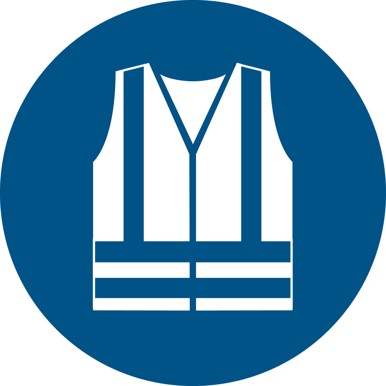 Turvallisuusmerkki Käytä huomiovaatteita, 300 mm