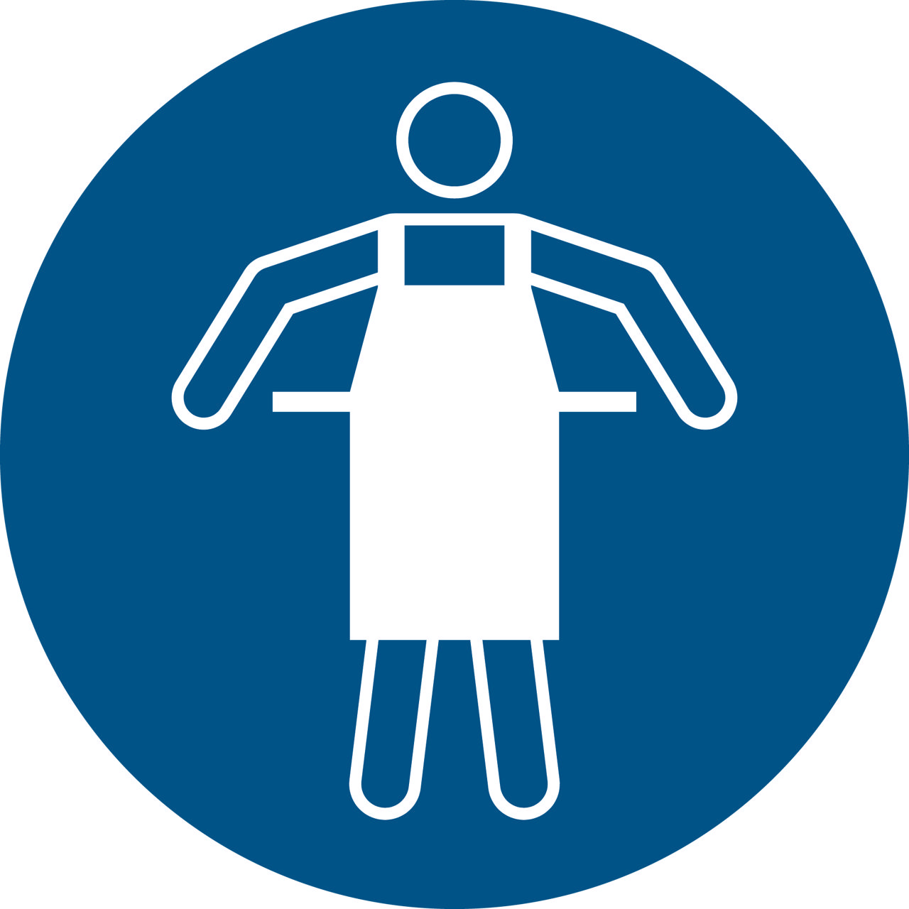 Turvallisuusmerkki Käytä Suojaliiviä, 100 mm